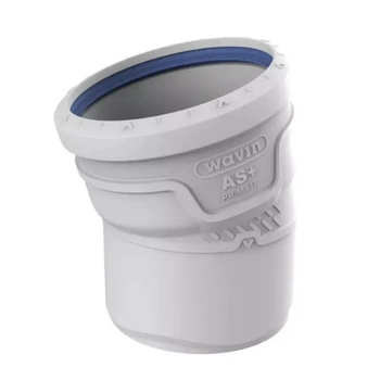 Kolano kanalizacyjne wewnętrzne Wavin AS+ 110X15 3079950