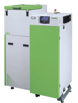 Kocioł BIO COMPACT 15 kW lewy czopuch do góry TECH na paliwo stałe SAS KOT-BIOCOM-015-L-CG-T2