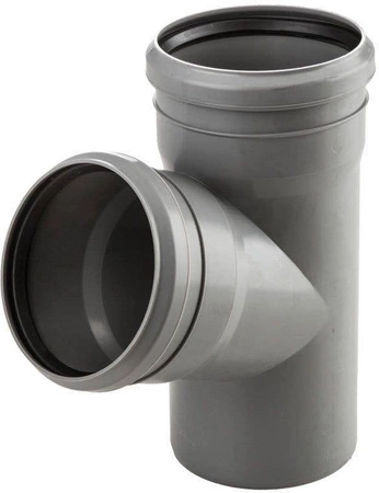 Trójnik kanalizacyjny  FI110/ 75 < 67 PP niskoszumowy FONICA KACZMAREK 2220502180