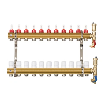 Rozdzielacz ogrzewania podłogowego Reiter RMOP#210-KOSA-11 11 obwodów bez złączek