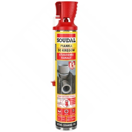 Pianka do kręgów studzienki kanały 750ml SOUDAL 119963