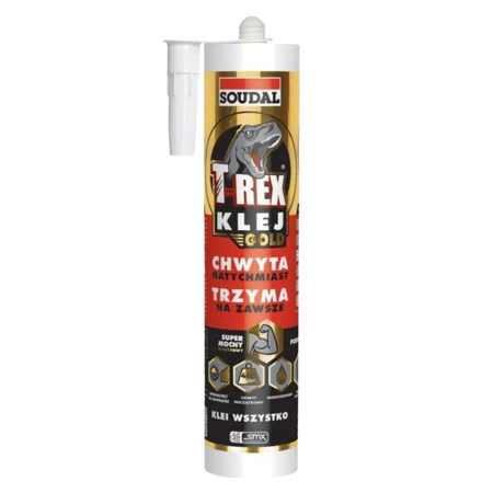 Klej T-REX GOLD Klej Hybrydowy Soudal 290 ml 128617