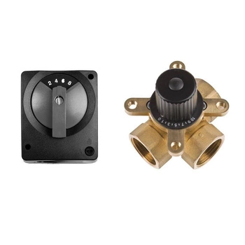 Zestaw KELLER KEL 544005 siłownik KEL06 + zawór mieszający 3-drogowy DN25