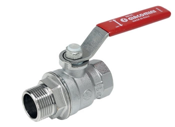 Zawór kulowy GIACOMINI R854LX026 uniwersalny z dźwignią pełny przepływ chromowany WZ 1 1/4