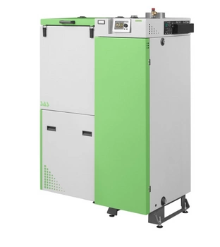 Kocioł EFEKT 14 kW lewy czopuch do góry TECH na paliwo stałe SAS KOT-EFT-014-L-CG-T2