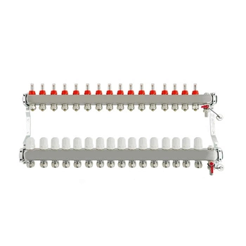 Rozdzielacz ogrzewania podłogowego Reiter RIXOP#210-KOSA-E-16 INOX 16 OBW