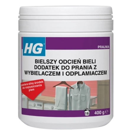 Dodatek do prania z wybielaczem i odplamiaczem Bielszy Odcień Bieli HG 365050129