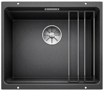 Komora ETAGON 500-U Silgranit PuraDur Antracyt, InFino, szyny BLANCO 522227