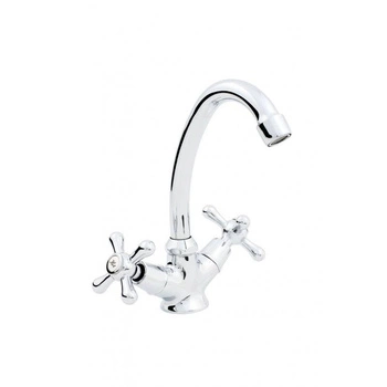 Bateria RETRO umywalkowa stojąca HYDROLAND B203