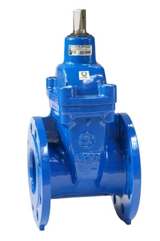 Zasuwa miękkouszczelniona kołnierzowa krótka F4 DN 100 PN 16 JAFAR 2111-0100-2E161