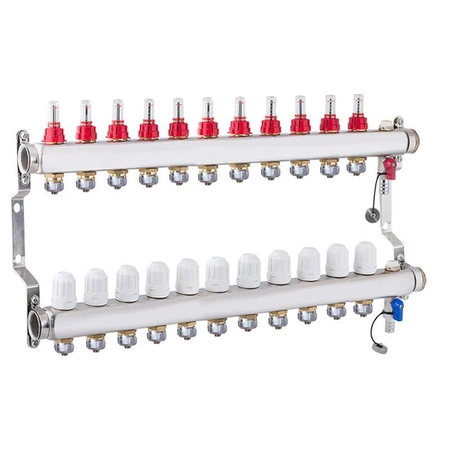 Rozdzielacz Perfexim PHA-127/H 30-127-1100-031 stal nierdzewna 11 obwodów PN6