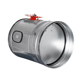 Klapa przeciwpożarowa odcinająca mechanizm zewnętrzny z rewizją prostokątna EI120S TOPIK 200x200 FDA2-12-T-200-200 Alnor