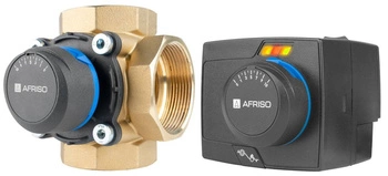 Zestaw regulacyjny ProClick: 4-drogowy obrotowy zawór mieszający ARV 486 ProClick, DN40, Rp1 1/2