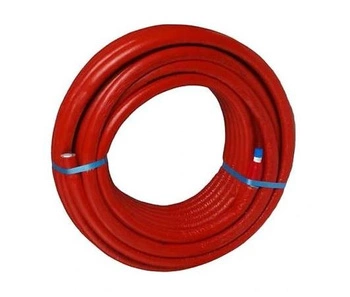 Rura wielowarstwowa KAN-therm 1029195002 PE-RT/Al/PE-RT Press w czerwonej izolacji 6mm - 25x2.5 zwój 25 m