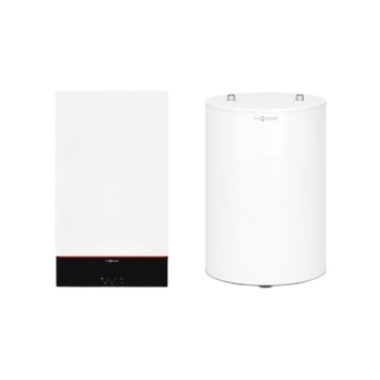 Pakiet Kocioł gazowy jednofunkcyjny VIESSMANN Z031459 Vitodens 100-W 25 kW + zasobnik Vitocell CUGA 100 l