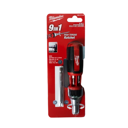 Multiwkrętak z grzechotką 9 w 1 MILWAUKEE 4932471598