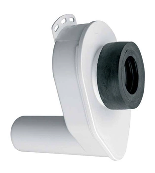 Syfon pisuarowy podtynkowy poziomy 2