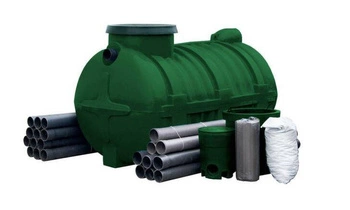 Oczyszczalnia zestaw 2000L zielona IDMAR OCZZEST2000L4OZL