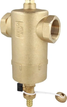 Separator zanieczyszczeń FAR 213, z magnesem i zaworem spustowym, przyłącza Rp1 1/4