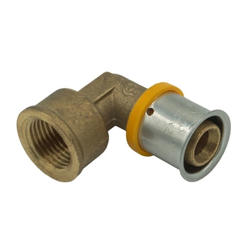 Kolano 90° mosiężne GW Press - 20 Rp1/2