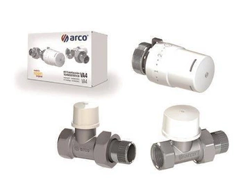 TEIDE TERMO PLUS zestaw zaworów prostych, 1/2GW, głowica termostatyczna M30 (501285+880040+507265) ARCO KCT02