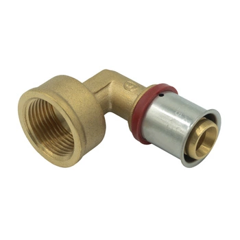 Kolano 90° mosiężne GW Press - 25 Rp1