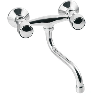 Bateria umywalkowo-zlewozmywakowa Modena Invena BC-12-F0S-L wylewka S 250 mm chrom