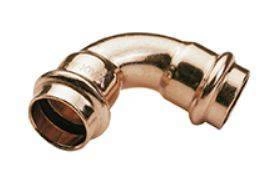 Press Łuk 90º dwukielichowy 28 mm do wody IBP P5002 02800000