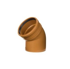 Kolano kanalizacyjne LEO MINOR K64 60/45ST PN-EN 1852 SN