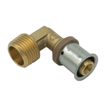 Kolano 90° mosiężne GZ Press - 16 R1/2