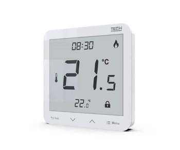 Regulator pokojowy R-9s PLUS TECH Sterowniki WG.11.0309 natynkowy przewodowy biały