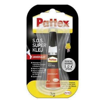 Klej uniwersalny S.O.S Super Pattex 3g 1692510