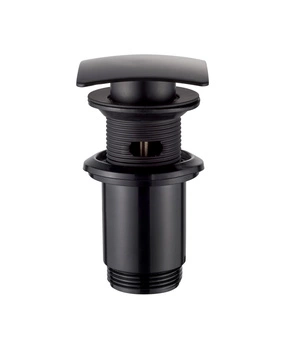 Korek click-clack Invena SC-B1-139-L uniwersalny duży grzybek kwadrat czarny mosiężny