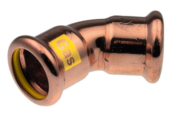 Kolano 45° Copper Gas Press - 18 KAN-therm 2263325008