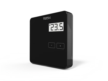 Regulator pokojowy R-8b dwustanowy do listwy L-8 TECH Sterowniki WG.11.0295 bezprzewodowy czarny