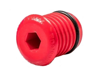 Korek do prób szczelności rur PEX/AL/PEX - PERT/AL/PERT 16x2 czerwony TI GROUP