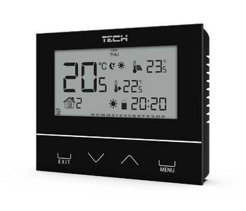 Regulator pokojowy ST-292 v3 TECH Sterowniki WG.11.0436 przewodowy czarny