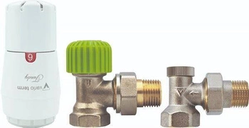 Zestaw instalacyjny Econ głowica termostatyczna Trendy Vario Term EGS05106C/FK M30x1,5 kątowy 1/2