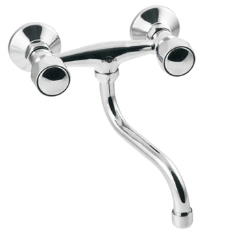 Bateria umywalkowa zlewozmywakowa Modena Invena BC-10-F0S-L chrom wylewka S 160