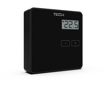 Regulator pokojowy ST-294 v1 TECH Sterowniki WG.11.0458 przewodowy czarny