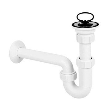 Syfon umywalkowy rurowy Mcalpine HC4PF-32+HC15B 11/4