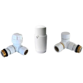 Zestaw termostatyczny osiowy biały HYDROLAND ZT.TERM.O.BI