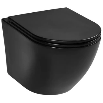 Miska WC Vilarte POLUS-C wisząca Tornado Flush z deską wolnoopadającą