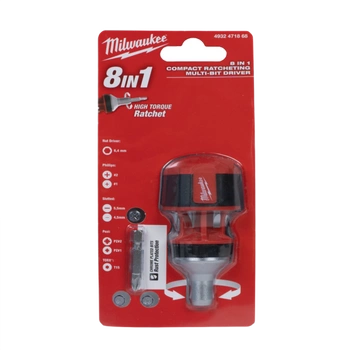 Wkrętak uniwersalny z grzechotką 8W1 kompaktowy MILWAUKEE 4932471868