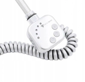 Grzałka łazienkowa elektryczna Vario Term GVT600W/06 biała 600W