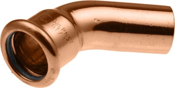 Kolano nyplowe 45° Copper Press - 15 KAN-therm 2265325001