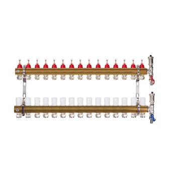 Rozdzielacz ogrzewania podłogowego Reiter RMOP#210-KOSA-E-15 mosiężny OBW