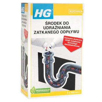 Środek do udrażniania zatkanego odpływu HG 343100129