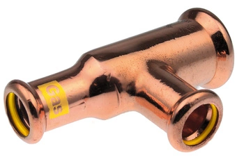 Trójnik redukcyjny Copper Gas Press - 22/15/15 KAN-therm 2263260013