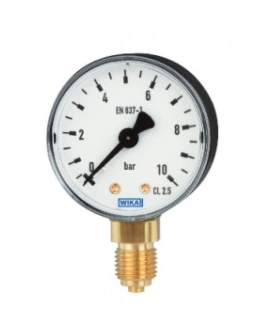 MANOMETR  111.10.100  10 BAR DOLNY  G 1/2 B STAL CZARNA 7399302